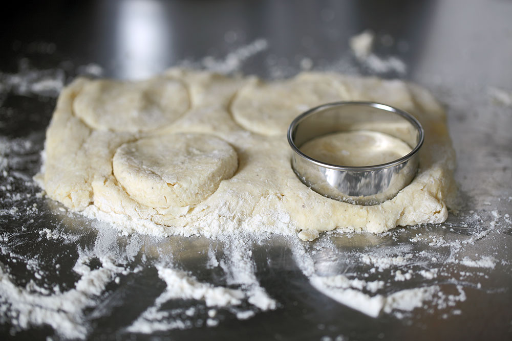 Biscuit Dough Cut