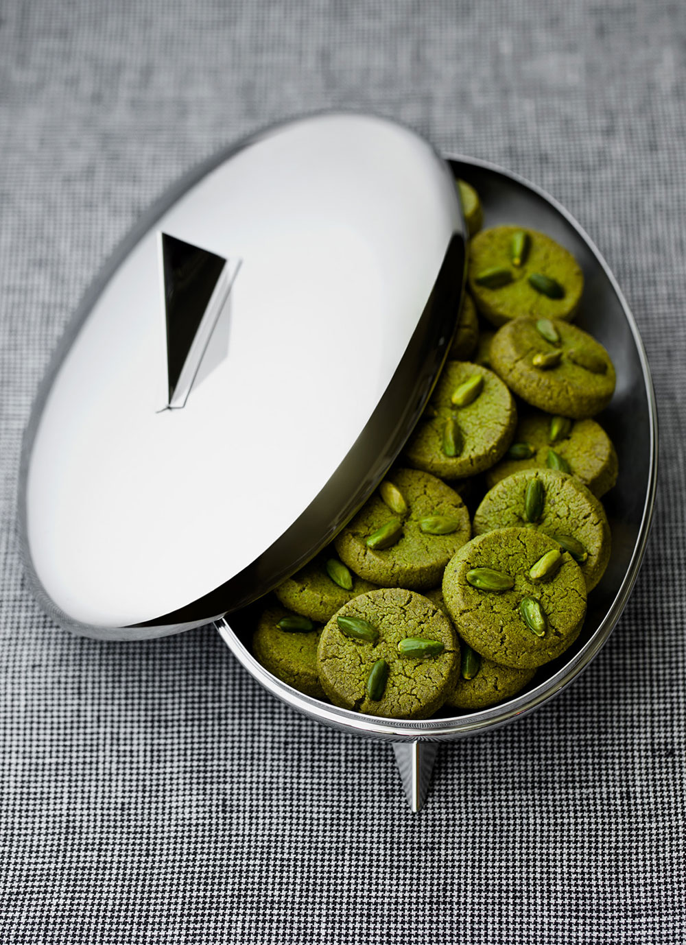 Pistachio and Matcha Sables