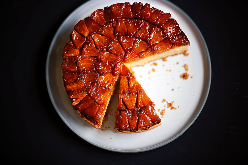Pineapple and Coconut Upside-Down Cake