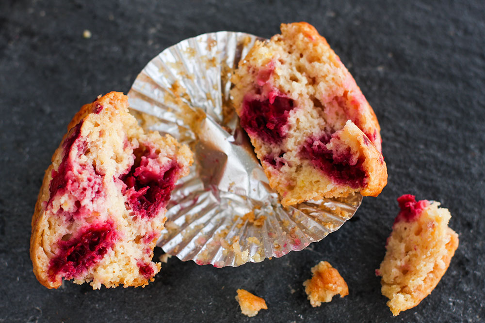 Raspberry and Lemon Muffins 3