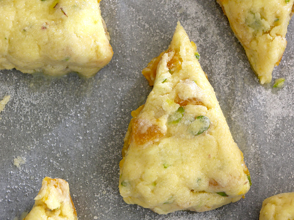 Dried Apricot and Pistachio Scone